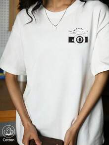 波多黎各Bunny “DtMF”趣味青蛙獨特印花100%棉女式寬鬆T卹，summer clothes，plus size夏季上衣，K-Pop戰士系列，純棉上衣，女裝服飾，女式夏裝，針織服飾，派對裝束，大碼女裝，大碼女式圓領寬鬆上衣，閨蜜裝，度假服飾，休閒運動裝，優雅上衣，女士運動裝,頂部女裝，促銷女裝，男女同款，青少年裝、基本款T卹，夏季女裝，柔軟舒適，夏季、冬季、春季、節日、開齋節、國王日、母親節、聚會、海灘、婚禮、畢業典禮、健身房、優雅、休閒、假期、運動、奢華、正式、 y2k、鄉村、商務、亮片、褶邊、波點、流蘇、花卉、圖形、豹紋 - 白色 - 查看 4
