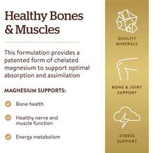 Garden of Life Solgar Chelated Magnesium, Non-GMO, Vegan, Gluten Free, Dairy Free, 250 Tablets - 250 cái - Xem 4