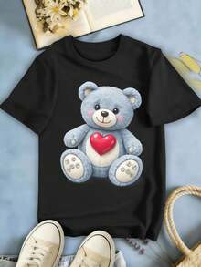 Women T-Shirts - Black - View 2