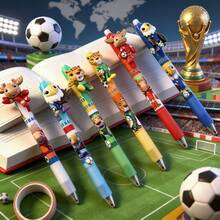 Linh vật World Cup 2026, thích hợp làm phần thưởng cho học sinh, quà tặng sinh nhật, quà lưu niệm văn phòng phẩm. - Bộ - Xem 3