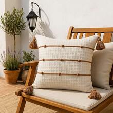 Handmade Braided Cotton Macrame Cushion Cover 45cm X 45cm - Chocopalha65 - View 7