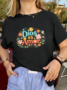 Women T-Shirts - Black - View 1