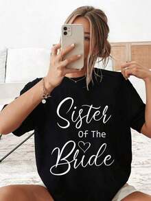 Dam-T-shirts - Svart - Visa 1