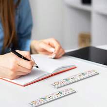 1支/5支/10支装塑料尺，尺寸5.91英寸，锯齿边缘设计，透明材质易于读取，办公用品，测量精准，流线型外观，印刷清晰，是送给朋友、家人和学生的绝佳礼物。 - RR - 查看 6