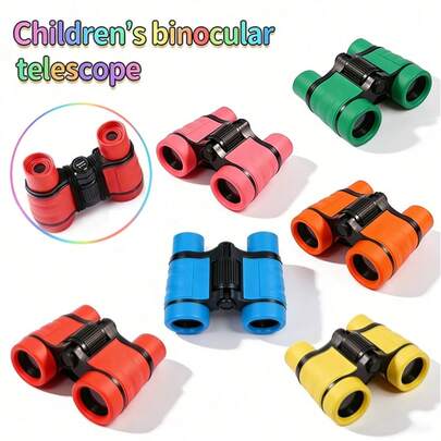 1 ống nhòm chống sốc, đồ chơi độc đáo với tay cầm dễ nắm, lý tưởng cho việc ngắm chim và đi bộ đường dài, món quà sinh nhật hoàn hảo cho bé trai và bé gái.