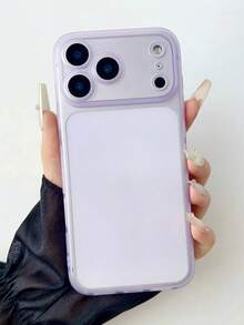 Colors Ultra Thin Matte Clear Phone Case Compatible With IPhone 17 16 15 14 Pro Max Plus 12 13 11 Soft Translucent Shockproof Slim Skin TPU Back Cover - Purple - View 11