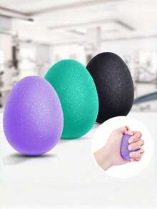 1pc Silicone Grip Ball, Finger Strength Trainer, Finger Resistance Training Equipment For Fitness, Yoga And Sports - Multicolor - View 1