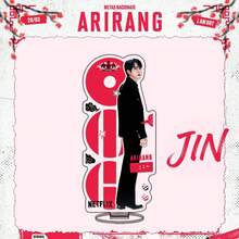 B-TS Stand, ARIRANG Fans Merch Goods, RM, J-HOPE, JIN, JIMIN Stand, Flat Acrylic Display, Decorative Item, Desktop Decor - Multicolor - View 6