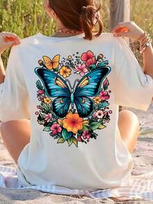 Women T-Shirts - [White] - View 1