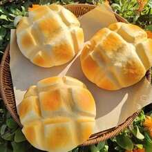 (Large Size)Extra Large Soft Squishy Pineapple Bread Toy - Extra Large Size, Soft & Juicy, Slowly Rises, Stress Relief, Sensory Toy, Suitable For Office And School, Quiet Outlet For Frustration - 多色的 - 查看 6