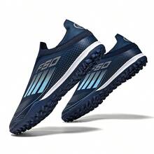 Giày bóng đá thể thao thoải mái dành cho cả nam và nữ, giày bóng đá unisex với lớp lót mềm, chống trơn trượt trên sân cỏ, giày nhẹ nhàng cho tập luyện và thi đấu hàng ngày. - Màu xanh lam - Xem 4
