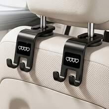 Móc treo đồ phía sau ghế, loại móc đôi chịu lực, đa năng, phù hợp với các dòng xe Audi S Line A3 A4 A5 A6 A7 A8 S3 S4 S5 S6 S7. - A - Xem 8