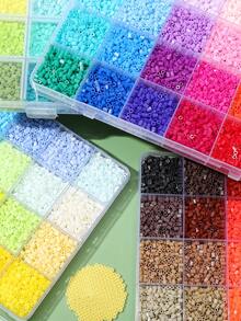 1 Box 24 Colors 2.6mm Melted Beads Set, Dot Puzzle Handmade DIY, Birthday, Graduation, Valentine's Day, Party Gift, Refill Beads Set, Multiple Colors Available - Puzzle Beads - View 6