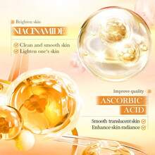 1 hộp tẩy tế bào chết Vitamin C & Niacinamide, hạt mịn hương cam quýt, không gây kích ứng, dùng cho mặt và toàn thân, cải thiện chứng dày sừng nang lông, làm sáng da, làm sạch sâu. - cam quýt - Xem 3