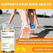 Bunkell Vitamin D3 With Vitamin K2 Capsules - Advanced Formula, Easy To Swallow - Support Immune & Bone Health - 120 Softgels - 1 Bottle - View 4