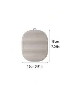 1 pieza Soporte de silicona resistente al calor plegable, Salvamanteles, Posavasos, Mantel individual, Almohadilla aislante del calor, Alfombrilla de cocina y comedor antideslizante y lavable, Accesorio esencial de cocina - Multicolor - Ver 7