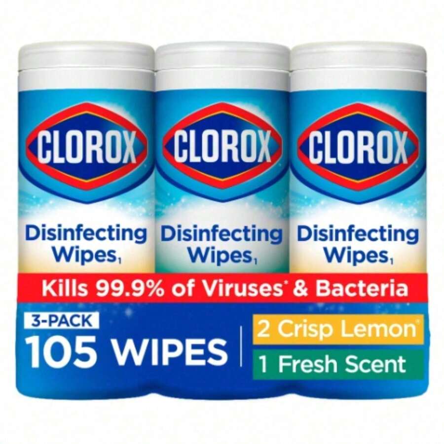 Clorox, Bleach-Free Formula, Crisp Lemon Scent, 35 Count, Kills 99.9% Of Germs, All-Purpose Cleaning Wipes For Home & Office, Multi-Surface - Default - View 1