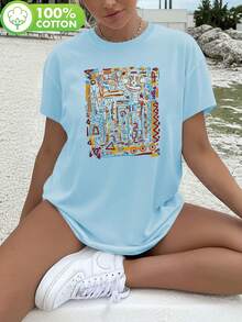 Women T-Shirts - [White] - View 8