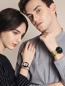 1件 20mm/22mm 通用不鏽鋼手錶錶帶，相容於 Galaxy Watch 7/6/5/4 40mm 44mm Pro 4 Classic Active 2、Watch GT 4 3 Pro GTR GTS、Honor 以及傳統機械石英手錶替換錶帶，男款，金色商務休閒日常穿搭，父親節男友生日週年紀念禮物 - 金色 - 查看 7