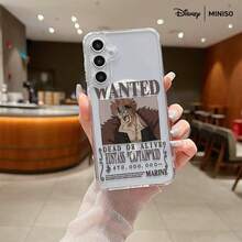 Miniso 海贼王尤斯塔斯·基德“船长”通缉令透明手机壳，适用于三星S26 Ultra/S26 Edge/S26 Plus/S26/S25 Ultra/S25 Plus/S25/S25FE/S25Edge/S24 Ultra/S24 Plus/S24/S24FE/S23FE/S23 Ultra/S23 Plus/S23/S22 Ultra/S22 Plus/S22/A15/A16/A17/A35/A36/A37/A54/A55/A56/A57的透明防震保护套。 - 無色 - 查看 2