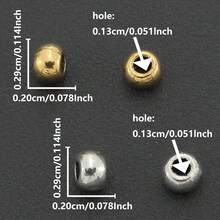 150pcs/300pcs Hạt spacer hợp kim tròn 2mm, hạt trang trí trang sức, hạt tròn rời, hạt trang trí, phù hợp cho DIY phụ kiện trang sức, bông tai, dây chuyền, vòng tay - Định vị hạt - Xem 3
