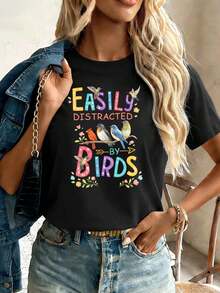 Women T-Shirts - Black - View 1