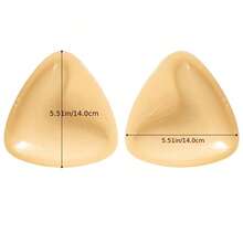 2pcs Reusable Double-Sided Adhesive Bra Lift Tape - Breathable Silicone Triangle Bra Lift Pads, Super Lifting, Suitable For Strapless, Bikini, Swimwear And Sports Bras, Comfortable Invisible Natural Bust Shaping, Long-Lasting - Clear - View 9