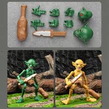 哥布林可动关节机器人精灵组装玩具套装，3D打印积木，3D拼图游戏怪物模型可动人偶 - 均碼 - 查看 7