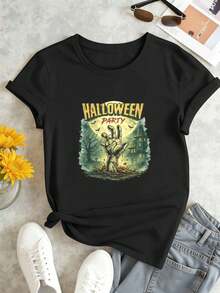 Women T-Shirts - Black - View 2