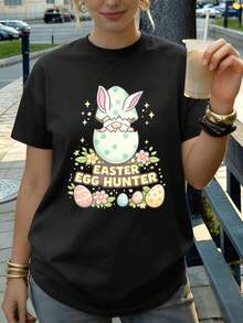 Women T-Shirts - Black - View 1