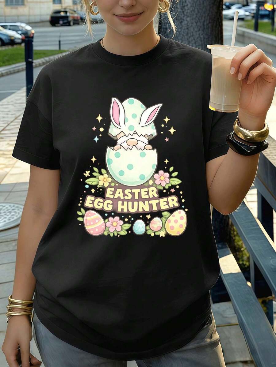 Women T-Shirts - Black - View 1