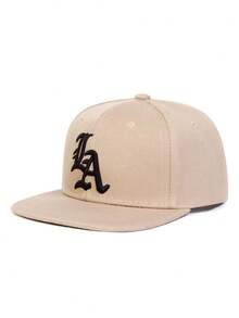 1pc "LA" Embroidered Baseball Cap - Fashionable Brushed Texture, Adjustable Unisex Hat, Ideal Sun Protection For Outdoor Activities, Stylish For Men And Women, Great Gift - Baseball Cap - View 13
