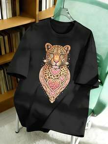 Dam-T-shirts - Svart - Visa 2