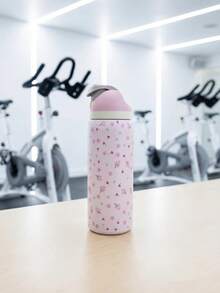 OW 32OZ Insulated Stainless Steel Water Bottle With Straw,Cherry Blossom,One-Click Lid + Leak-Proof, Sip With One Hand While Hiking/Jogging. A Perfect Holiday Gift For Sporty Loved Ones-Large Capacity + Sleek Finish, Practical & Stylish - Cherry Blossom - 查看 3