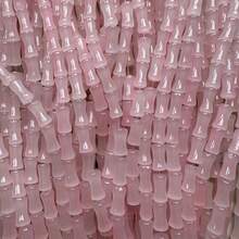 50颗6x12毫米小竹珠，适用于流苏、窗帘、DIY装饰、吊坠、项链、手链等。 - 彩色 - 查看 8