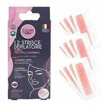 COSMI MILANO MADE IN ITALY FACIAL, LEGS, AND BODY WAX WITH SHEA BUTTER, ARGAN OIL, AND VITAMIN E. WITH AÇAÌ FLAVOR. AN ESSENTIAL ITEM FOR SPRING AND SUMMER HAIR REMOVAL. REMOVES EXCESS FACIAL HAIR QUICKLY, GENTLELY, AND EFFECTIVELY. - STRISCE DEPILATORIE VISO x12PZ - 查看 2
