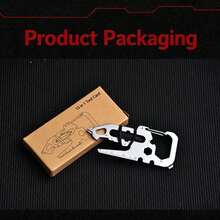 1pc Outdoor Multifunctional Backpack Accessory - Keychain Tool, Portable Pocket Tool Suitable For Daily Use, Gift For Men - Men's First Choice - View 6