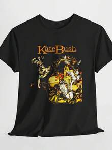 New Wave Tshirt 80s Kate Bush - Black - View 5