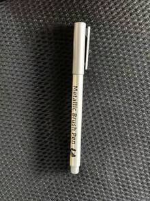 软头签名涂鸦金属马克笔，高光防水金银色金属马克笔，荧光金属笔 - 金银色，不褪色，软头，非常适合签名和邀请函 - 彩色 - 查看 17
