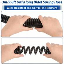 Súng xịt vệ sinh cầm tay 304 màu đen: Súng xịt vệ sinh cầm tay hoàn toàn bằng kim loại, màu đen mờ, thép không gỉ 304, gắn tường, dễ lắp đặt, chống gỉ, đa năng, chống rò rỉ và có thể mua thêm ống dẫn nước telescopic + giá đỡ. - Súng phun sơn bằng thép không gỉ 304 - Xem 7
