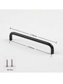 Tirador de gabinete de cocina minimalista moderno, barra larga de aleación de aluminio para cajones, puertas de armario, accesorios de muebles, decoración del hogar, diseño simple - tiradores de cajones - Ver 14