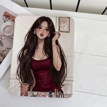 1 件装 Coquette Glam Girl 印花双面平板电脑保护套，带笔槽，兼容 iPad Pro (M5)/ Air (M3)/ 11 英寸 (A16)/ 10.9/10.2/ Air 第五代/Pro 11/第十代/9.7/Air 2/ (第七代)/ (第八代)/ Air 4/5/ Pro 11/ 第十代 10.9 英寸 2022 款智能保护套/ Air 13 (M3 2025)/ Air 11 (M3 2025)/ Air 11 (M3 2025)/ 11 (A16 2025)/ 三星 Galaxy S9/S7/S10+/ 三星 Galaxy Tab S6 Lite 10.27 英寸/ 华为 Matepad - 彩色 - 查看 5