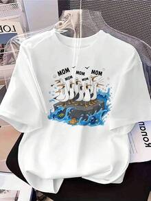 Women T-Shirts - [White] - View 1