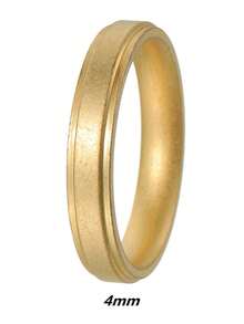 Minimalist Stackable Gold-Tone Rings, Size 2mm/4mm/6mm/8mm, Stainless Steel Material That Won't Discolor, Suitable For Daily Wear And Special Occasions As Versatile Jewelry - Multicolor - View 24