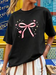 Women T-Shirts - Black - View 1