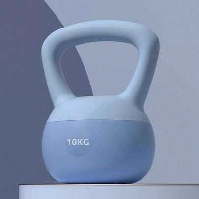 Dopamin-Ton Soft Kettlebell | Sandbefüllte Gewichts-Kettlebell mit rutschfestem Griff, Premium PVC Stoßabsorption Kettlebell, mehrere Gewichtsoptionen in gemischten Farben, perfekt für Ganzkörperübungen, Muskelaufbau & Krafttraining Zuhause