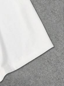 Manfinity Camiseta con estampado de dólar y gesto - Negro - Ver 5