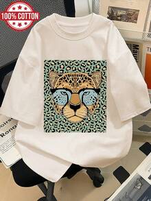 Women T-Shirts - [White] - View 8