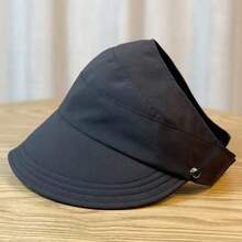 1pc Oversized Breathable Sun Hat, Suitable For Hanging Masks, UV Protection, Quick-Drying Bucket Hat - A - View 10