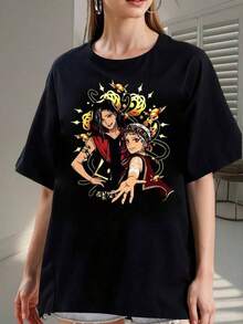 Women T-Shirts - Black - View 7